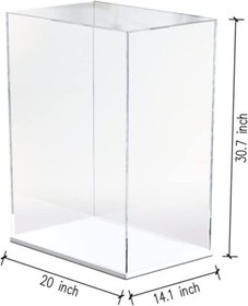 Acrylic Display Case 30.7"x20"x14.2" for (Lego Disney Castle 71040, Lego 43197)