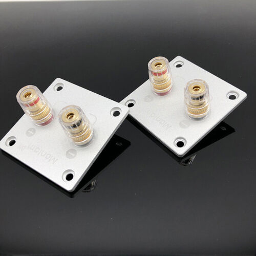 Hifi Audio 92 mm*80 mm 2-Wege Lautsprecher Anschlussdose Kupfer Terminal Polklemme Zum Selbermachen - Bild 5 von 11