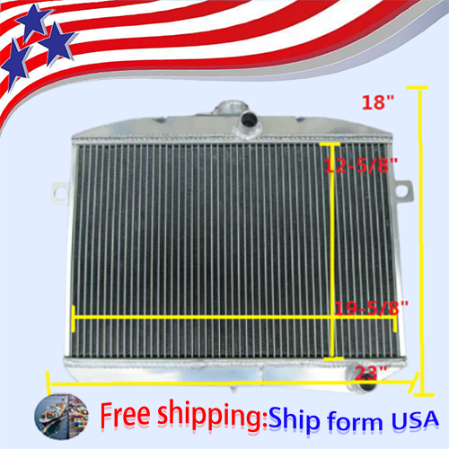 Fit Volvo Amazon Combi P1800 S/E/ES B18 B20 GT 1959-1973 MT Aluminum Radiator - Bild 1 von 5