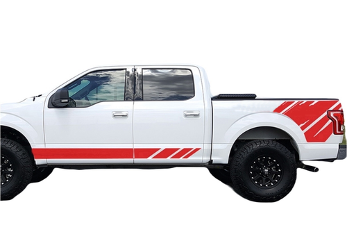 Pegatina gráfica lateral de coche para Ford F-150 Raptor maletero carreras rayas calcomanía vinilo - Imagen 2 de 6