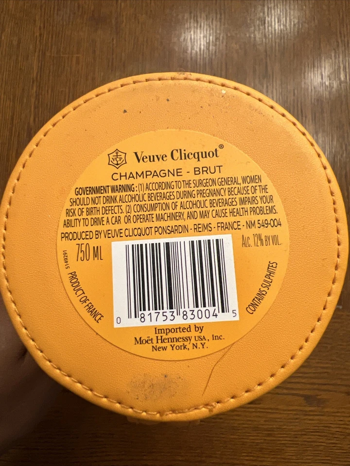 Veuve Clicquot Garrafa de Champanhe Jaqueta de Gelo Manga Isolada Suporte Transportador - Imagem 4 de 4