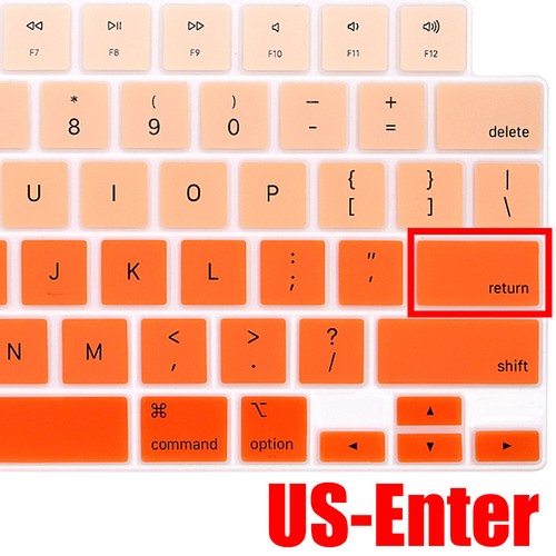 Ultra Thin Silicone Keyboard Cover Skin for MacBook Air & Pro 12/13/14/15/16inch - Photo 57/86