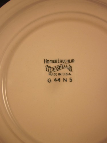 Homer Laughlin Eggshell Organdy Child Tea Hot Chocolate 16 pc Set Cream HandlesA - Picture 3 of 20