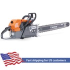 US-Farmertec 122cc G888 Power Head Compatible With MS880 48inch Bar And Chain