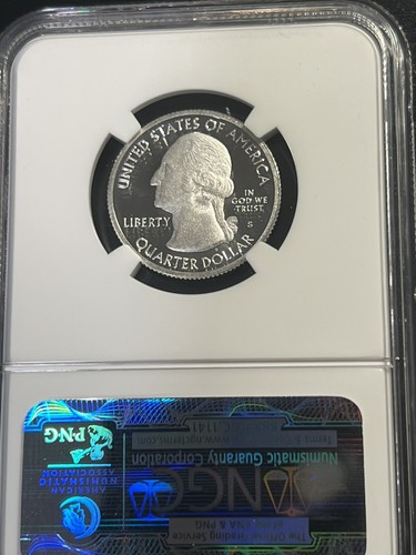 2013-S 25c Silver White Mountain NP Quarter NGC PF70 Ultra Cameo-BEAUTIFUL! - Picture 7 of 7
