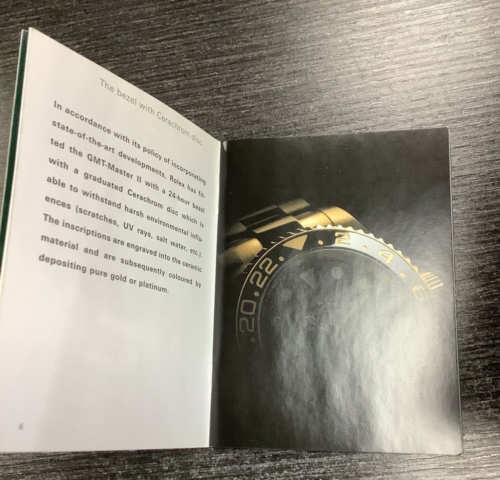 ROLEX GMT-MASTER II Manuale libretto 596.22 Eng-11.2010 Stampato in Svizzera - Foto 6 di 7