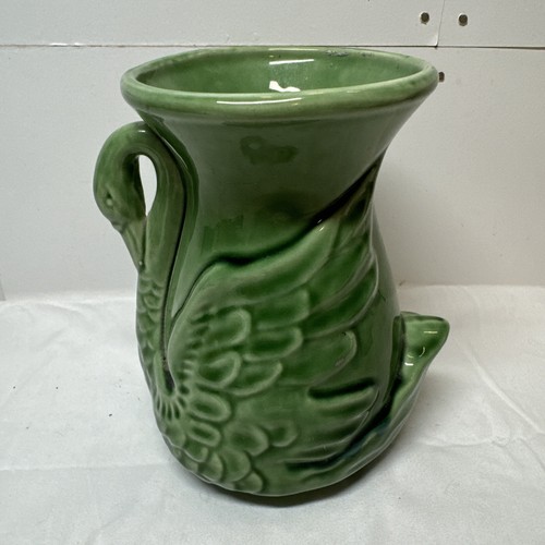 Cerámica Artística Cisne Verde Old Shawnee EE. UU. 806 6" Original [62] - Imagen 4 de 10