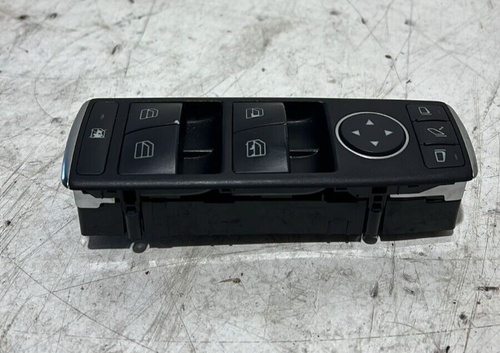 MERCEDES C CLASS W204 2010-DRIVER SIDE WINDOW SWITCH PANEL P/N: A2049055402 - Picture 1 of 9