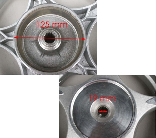 10" Rear WHEEL 2.50 x 10 for 50cc Scooter MOPED SCOOTER SRM02 - Picture 2 of 5