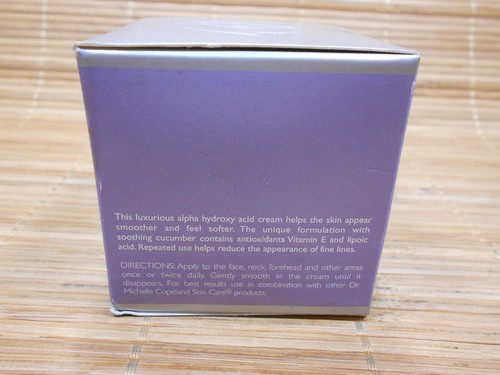 Dr. Michelle Copeland AHA Face Cream w/ Lipoic Acid & Vitamin E 2.5 oz NIB - Picture 2 of 4