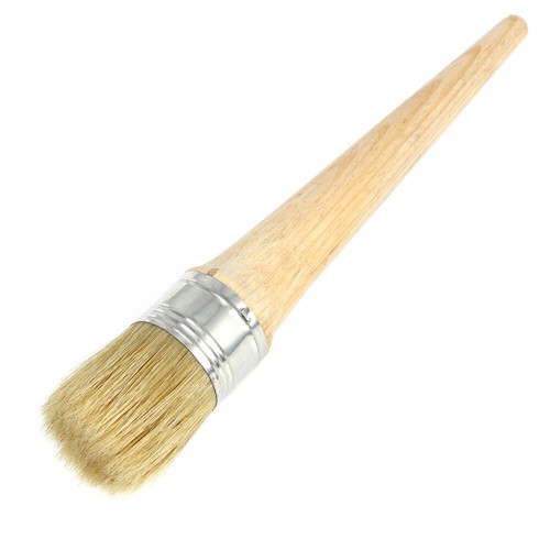40 Mm Materiali Artistici Forniture Artigianali Pennello Rotondo Pittura Cera Pennelli Mobili
