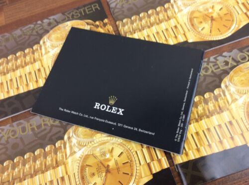 Your Rolex Oyster Booklets in English set of 5 Year 1997 + Free Post - Picture 3 of 12