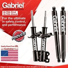 Front + Rear Gabriel Ultra Shocks for Volvo S60 V60 P3 D3 D4 D5 T4 T5 T6 10-18