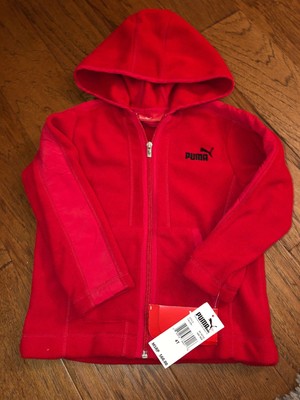 red zip up jackets