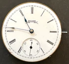 Antique 1887 Elgin Grade 65 Pocket Watch Movement Parts/Repair 6s 13j USA