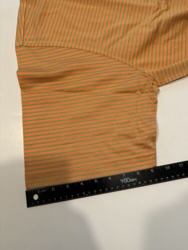 Peter Millar Polo Shirt Miami Hurricanes Striped Men's L Blochbusta Classic - Picture 9 of 15