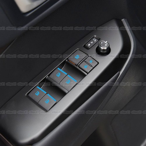 Blue Luminous Stickers Car Interior Window Door Switch Decal Accessories - Bild 6 von 6