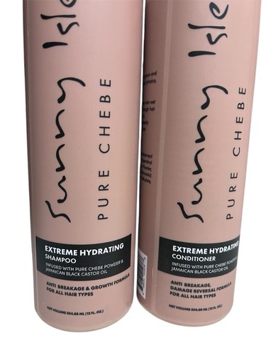 Sunny Isle Pure Chebe Extreme Hydrating Shampoo & Conditioner 12oz Each - Picture 2 of 6