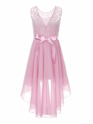 Kinder Mädchen Spitzenkleid Partykleid Prinzessin Kleid Hochzeit Abendkleid - Bild 34 von 154