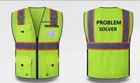 Amazon Reflective Safety Vest - Problem Solve Solver L Wide:120/ Long:73