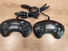 Genuine SEGA Model 1650 Controller 3 Button Pair Made Japan