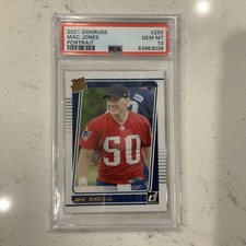 2021 Panini Donruss - Rated Rookie Portrait #255 Mac Jones (RC)