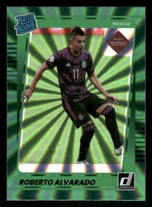 2021-22 Donruss Roberto Alvarado Holo Green Laser #195 Card