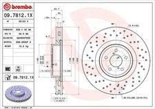 2x BREMBO Bremsscheibe Vorderachse für SUBARU