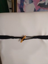 Accessories By Pearl Womens Black Belt Size Large Stretchy One Size Fits All