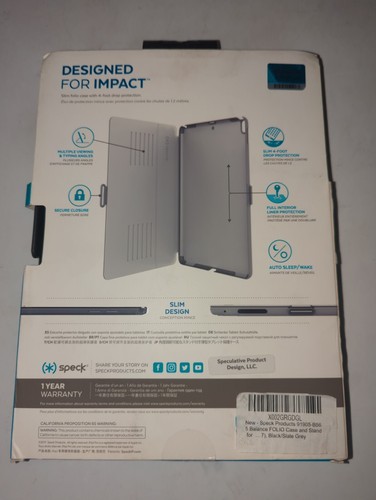 Speck Balance Folio Case Cover For Apple iPad Pro 10.5 - Black - Picture 2 of 3