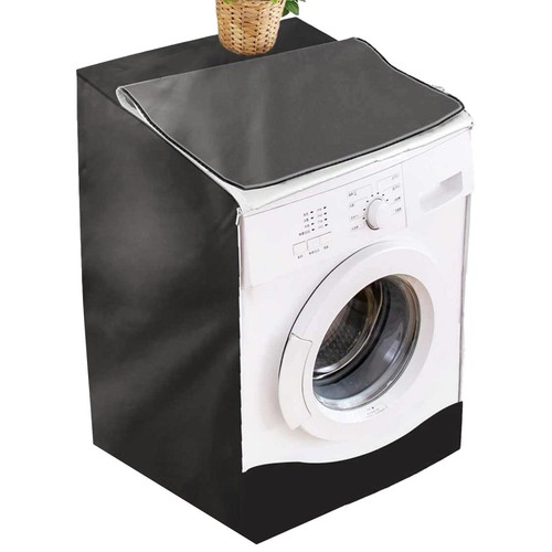 Washing Machine Dust Cover Zippered Waterproof Protection Washer Dryer Protector - Picture 4 of 14