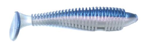 Señuelo de pesca para lubina de plástico suave estilo Keitech cebo de baño cola de remo estilo 2,8" 30 acanaladas - Imagen 14 de 34