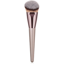 Professional Angled Foundation Brush Premium Synthetic Kabuki Makeup Brush Bronz
