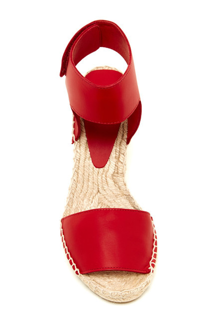 NIB Sophie Sophie Sophie Leather Espadrille Wedge in Rhubarb Size 10 295 d351e2 NIB Sophie Sophie Sophie Leather Espadrille Wedge in Rhubarb Size 10 295 d351e2