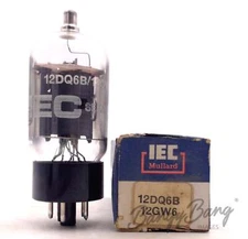 IEC Mullard 12DQ6A Beam Power Pentode Output TV Audio Vacuum Tube Valve - Bangyb