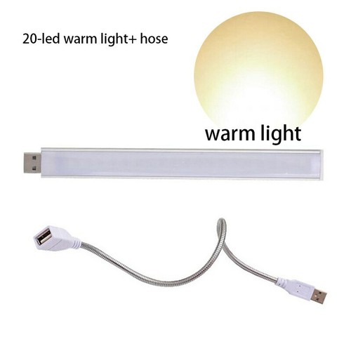Portable Mini USB 5V LED Table Lamp 10LED 20Leds Reading Computer Night Lights - Picture 20 of 20