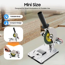 Mini Table Saw 4in 0-45° Miter Saw Portable Small Hobby Chop Saw Cutting Machine