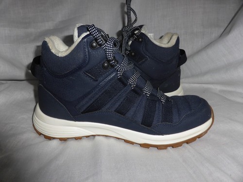 QUECHUA MUJER CUERO AZUL BOTAS DE SENDERISMO CON CORDONES TALLA REINO UNIDO 5.5 EU 39 EE. UU. 8 EN MUY BUENA CONDICIÓN - Imagen 12 de 23
