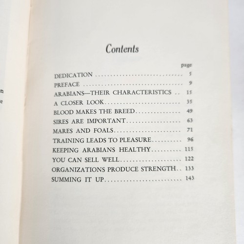 Arabian Horse Breeding by Herbert Reese 1960 Hardcover Conformation Training - Picture 9 of 10