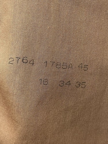 Mervins Mark V Leisure Button Up Pocket Long sleeve Pit23 Length29Shirt 60s-70s - Picture 5 of 6