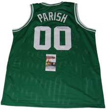 ROBERT PARISH signed (BOSTON CELTICS) Green #00 custom basketball jersey JSA ROBERT PARISH signed (BOSTON CELTICS) Green #00 custom basketball jersey JSA