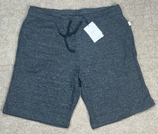 Onia Saul Men's Solid Heather Charcoal Shorts Size Large