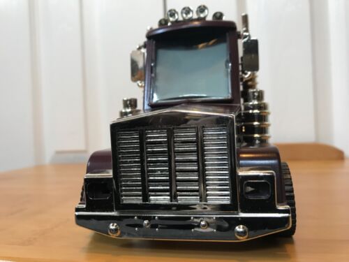1:24 *Tractor Alarm Clock Plastic in Eggplant Purple/Burgundy* Cab 1/24 Scale - Picture 18 of 23