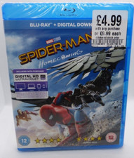 Spider-Man: Homecoming Blu-ray (2017) Tom Holland, Watts (DIR) cert 12