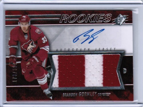 14/15 UD SPX HOCKEY ROOKIES ROOKIE JERSEY AUTO RC ( #139-180 ) U-Pick From List - Picture 4 of 9