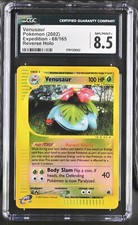 CGC 8.5 Venusaur - Expedition 68/165 - Reverse Holo Rare TCG PSA BGS