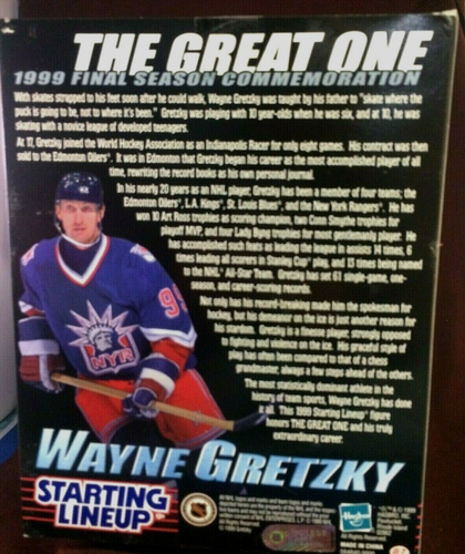 Vintage 1999 NY RANGERS Wayne Gretzky "Final Season Commemoration" SLU - Bild 3 von 3