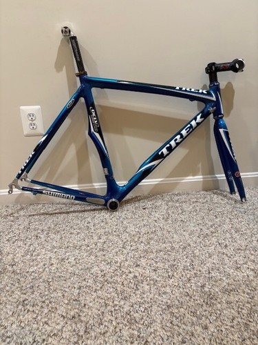 2005 Trek Madone 120 OCLV Carbon Fiber 5.2 Road Bike frame set Discovery Colors