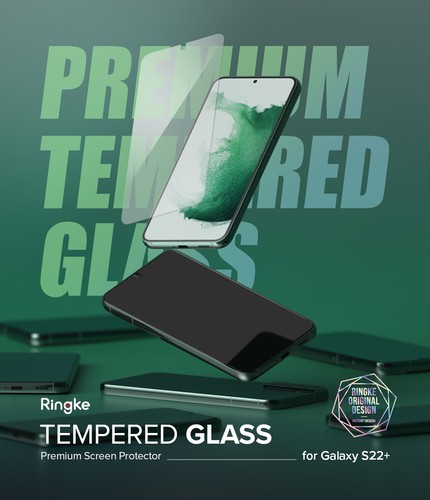 For Samsung Galaxy S22 / S22 Plus 5G Screen Protector Ringke Glass Cover 2 Pack - Picture 15 of 25