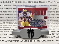 Chris Perry Rookie 2004 Sage Autograph #A29 Michigan Auto RC /750